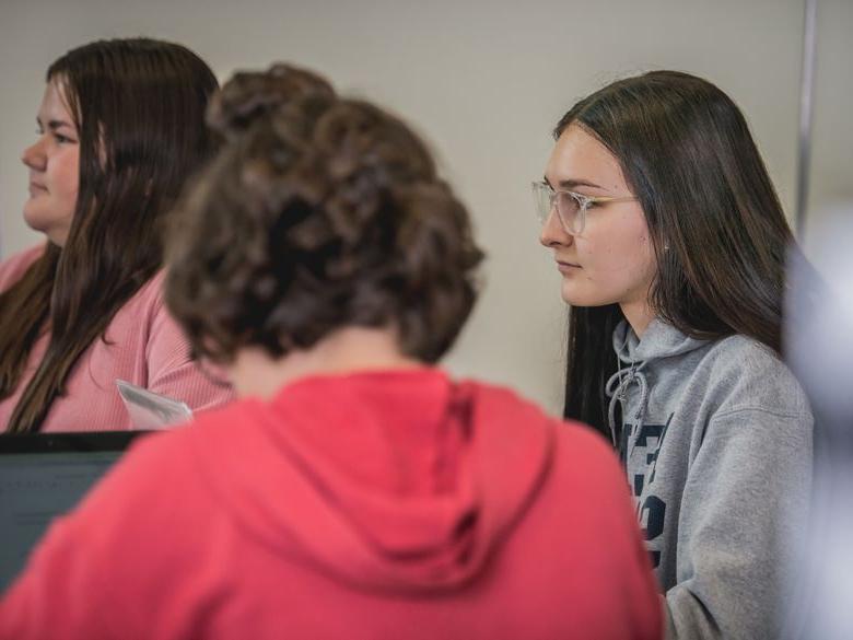 Students study together